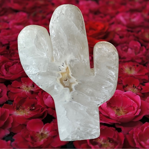 Druzy Quartz Saguaro 🌵 - Picture 3 of 4